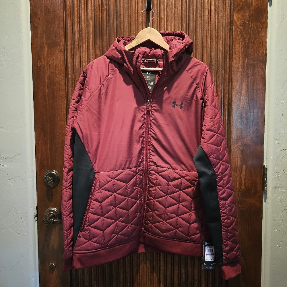 NWTs MEN'S UA COLDGEAR REACTOR HYBRID JACKET
